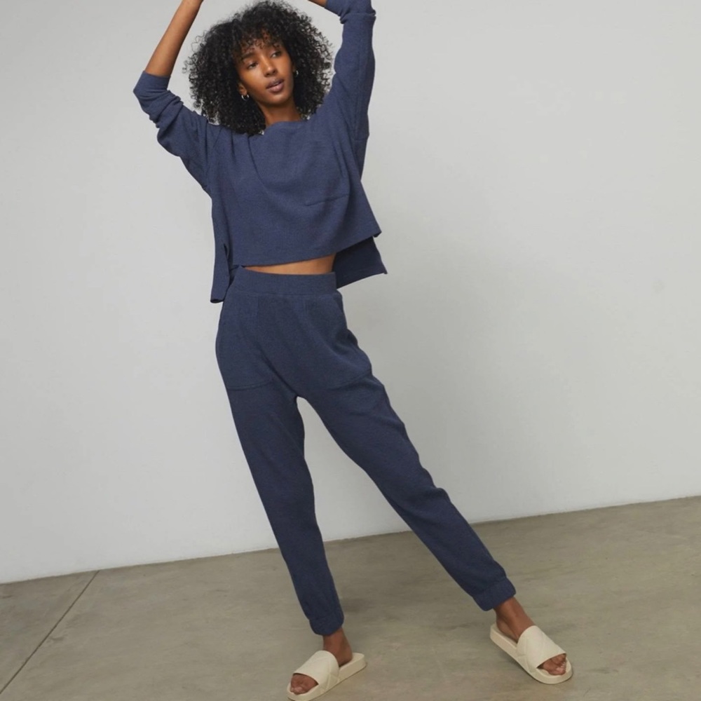 Lunya Restore Thermal Draped Joggers - Picture 2 of 9